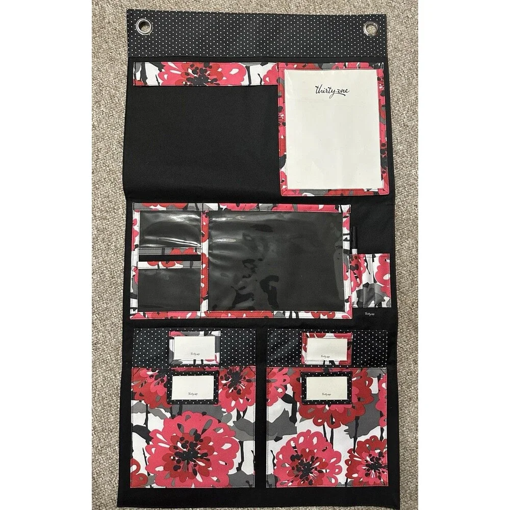 Thirty-One Gifts Hang Up Home Command Center wall organizer BOLD BLOOM